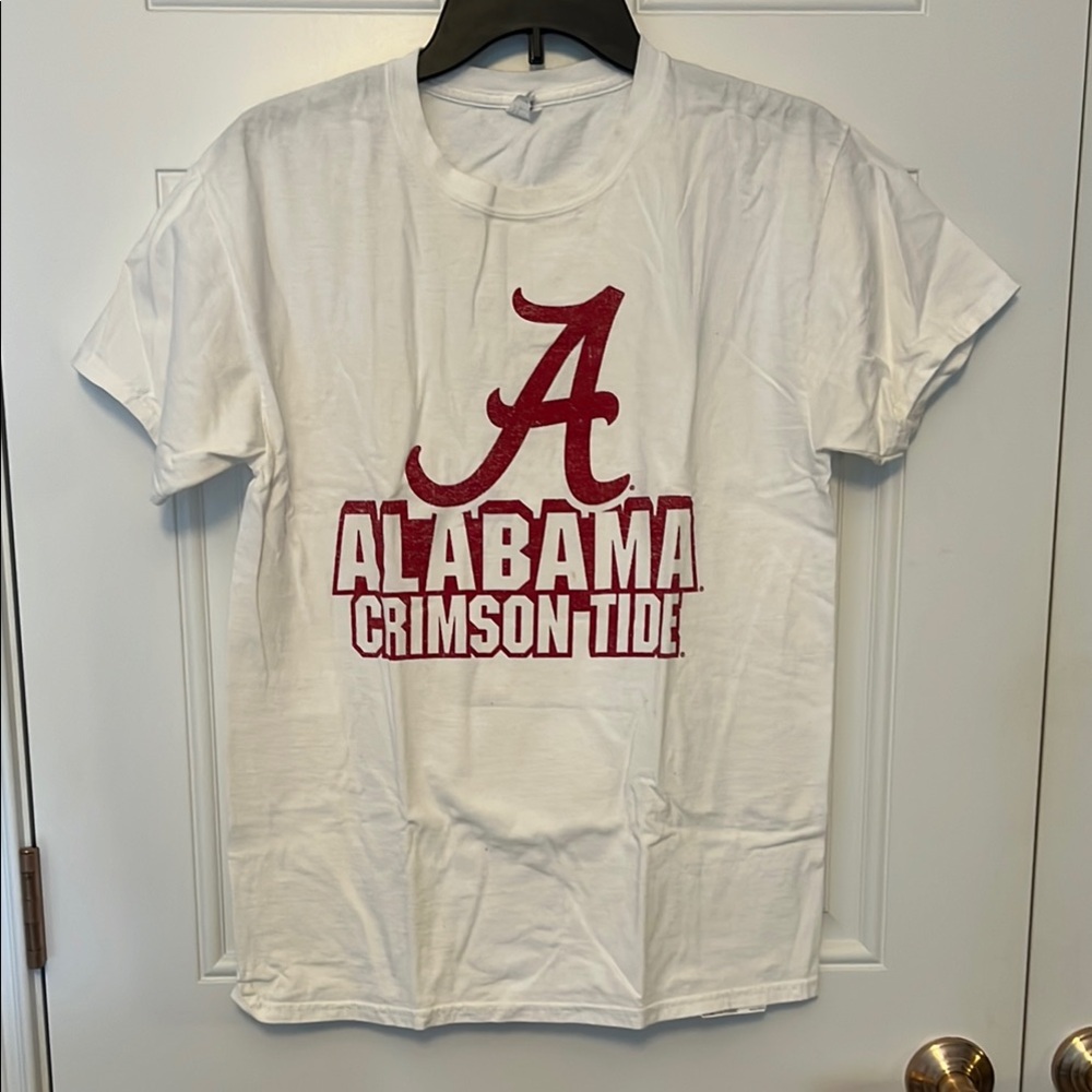 Hanes White Alabama Crimson Tide Tee
